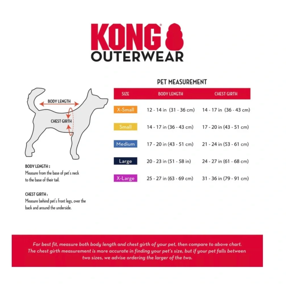 KONG Rip-Stop Dog Blanket Coat Red Small